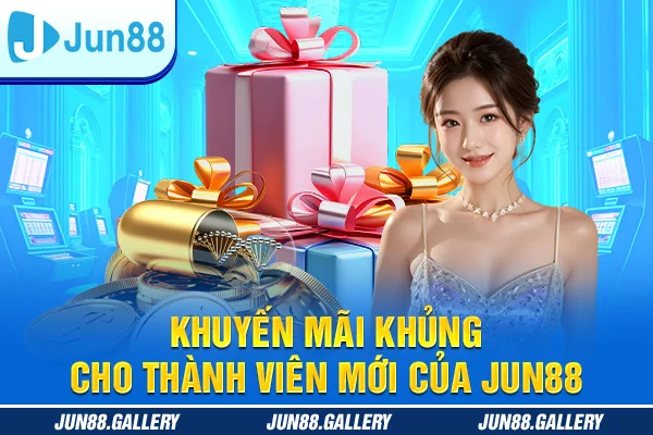 Khuyến mãi khủng cho thành viên mới của Jun88